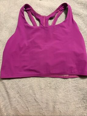 lululemon athletica Magenta High-Neck Racerback Sports Bra